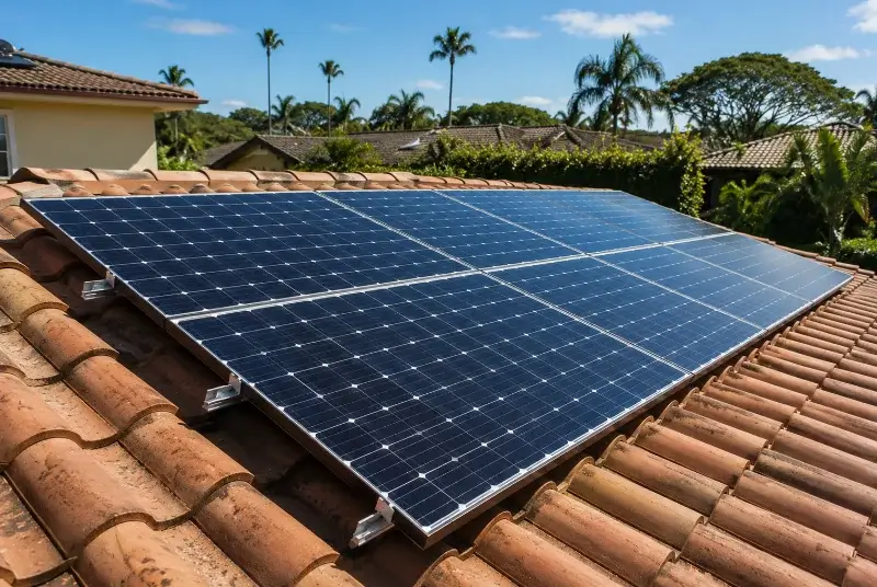 Installation de panneaux solaires à Boussy
